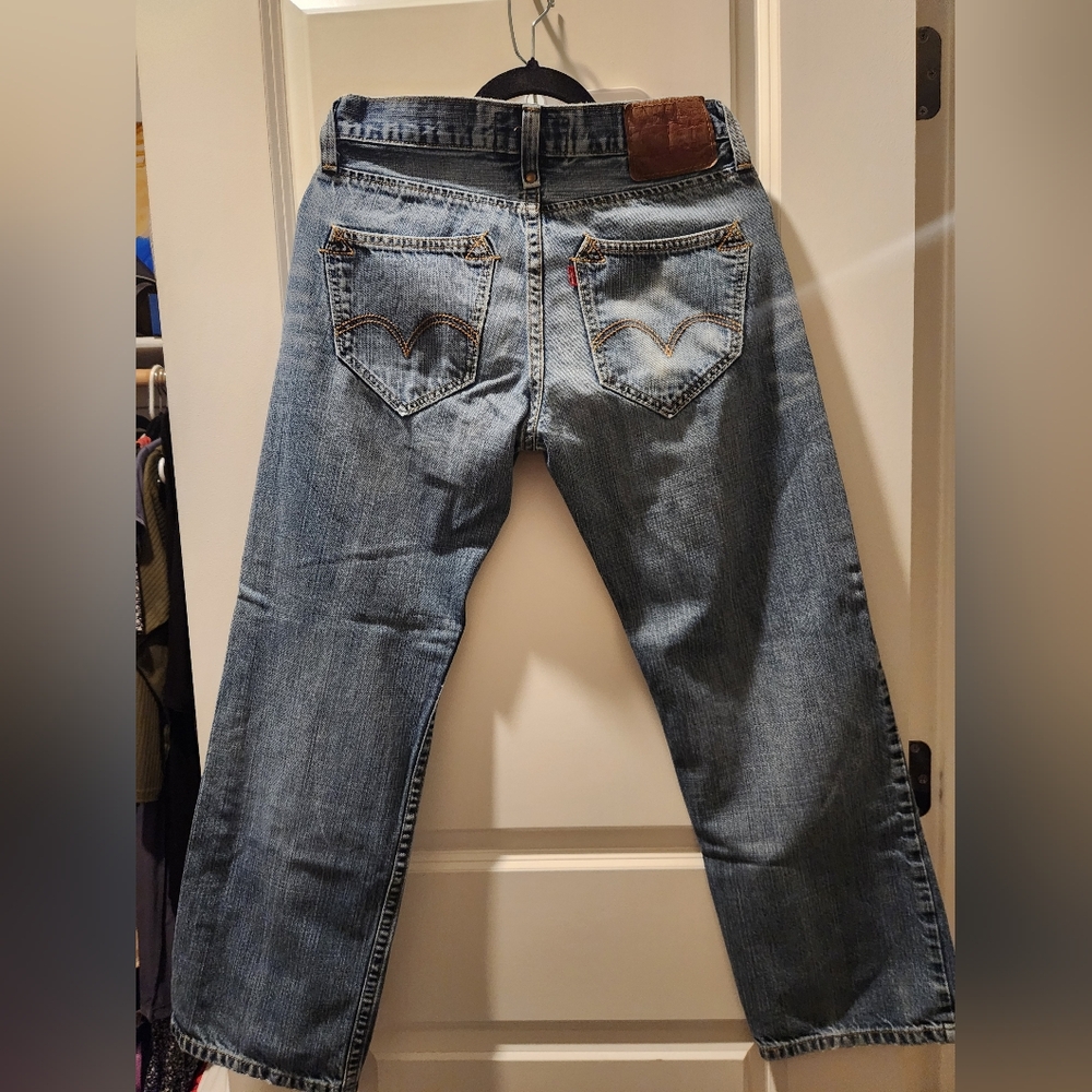 Levi's Light Blue Wide Leg Jeans - Flare Back Pockets